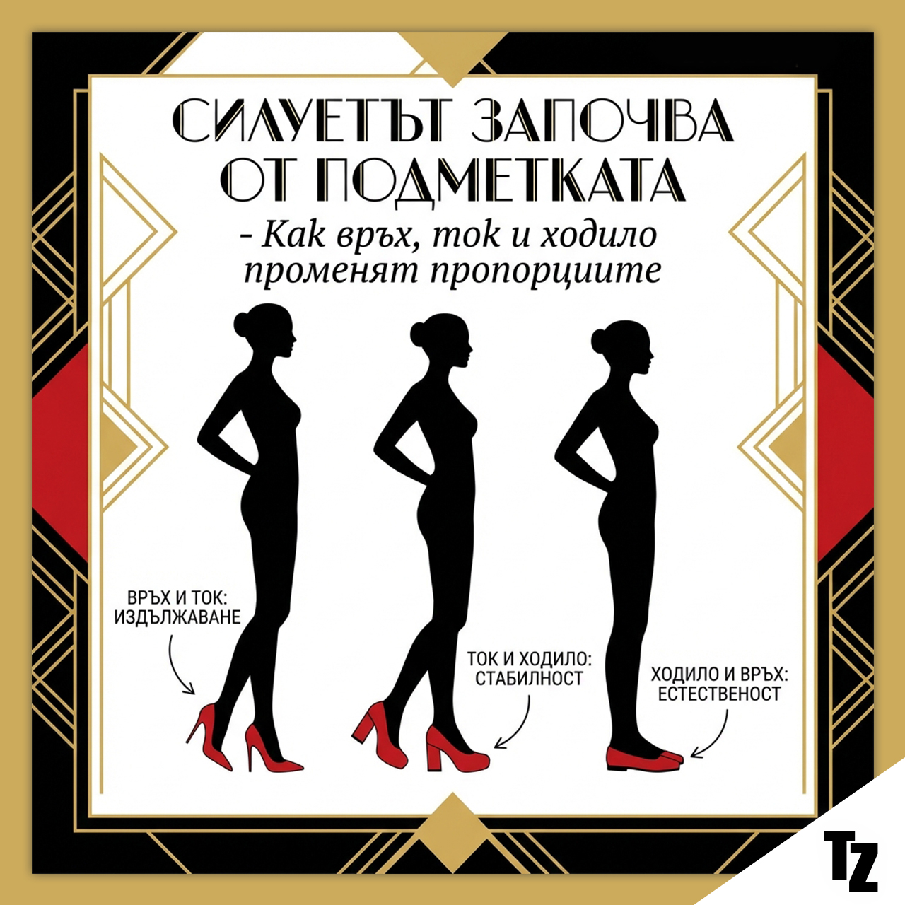 Силуетът започва от подметката: как връх, ток и ходило променят пропорциите