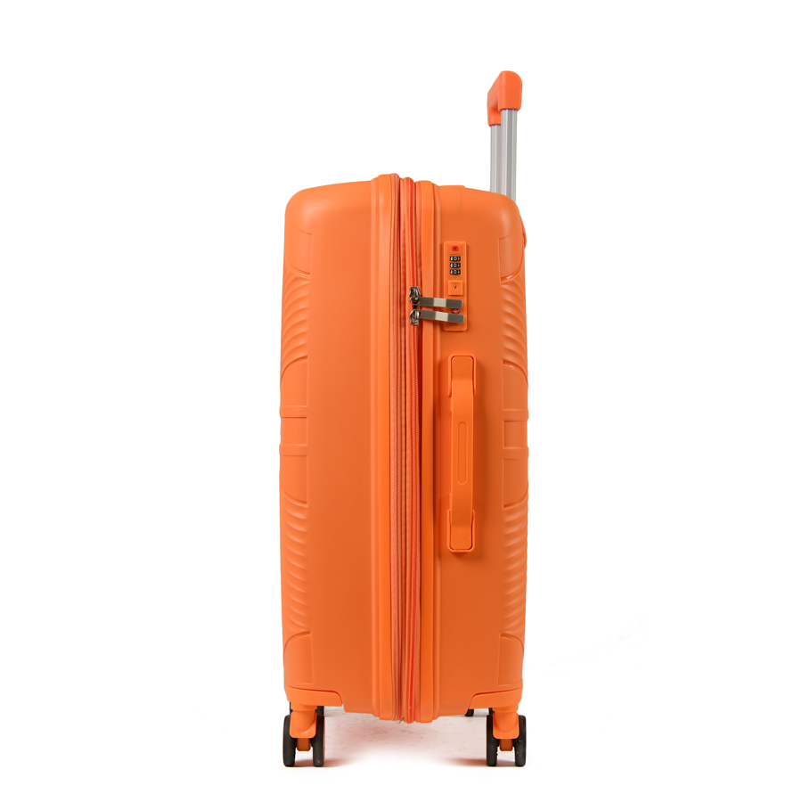 medium suitcase polypropylene orange 0161434