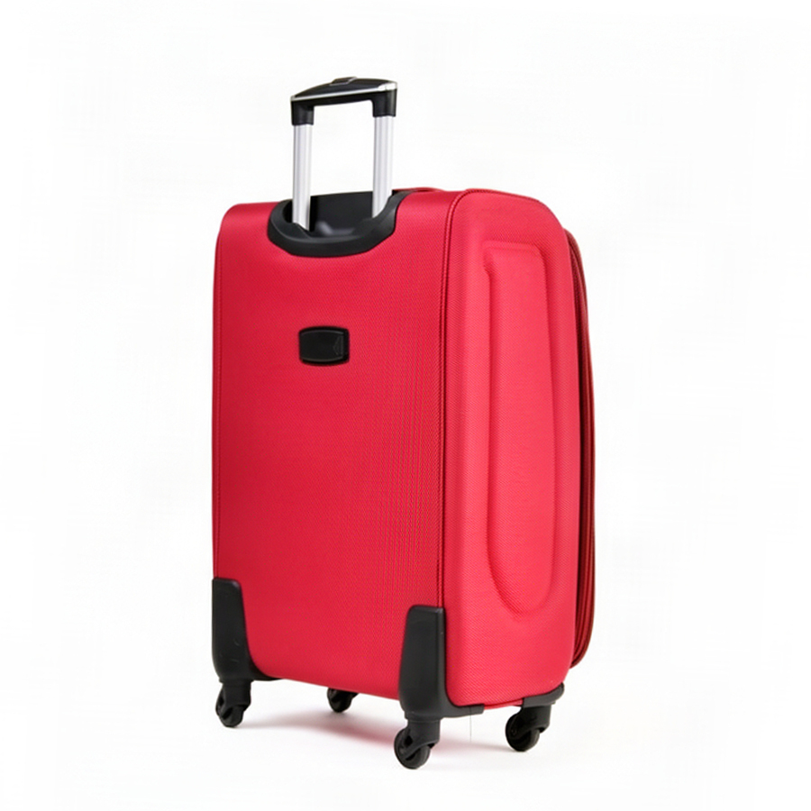 medium suitcase textile red 0163733