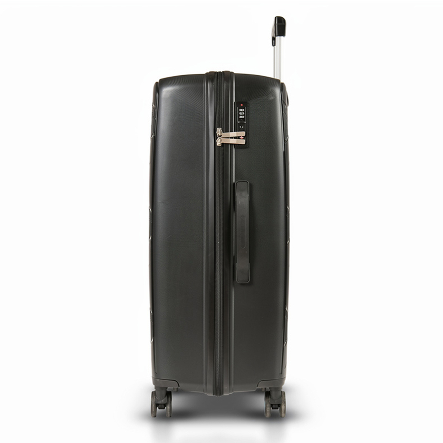 big suitcase polypropylene black 0161585