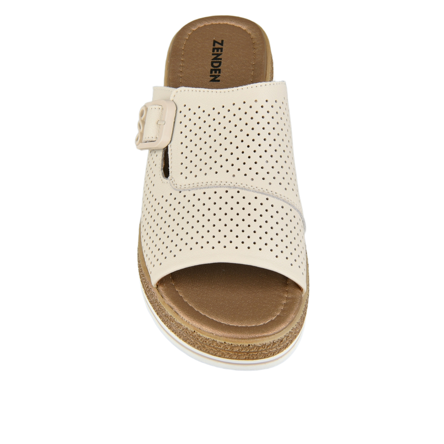 lady's slippers genuin leather beige 0163744