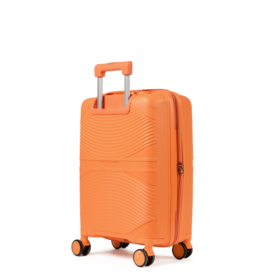 small suitcase polypropylene orange 0161433