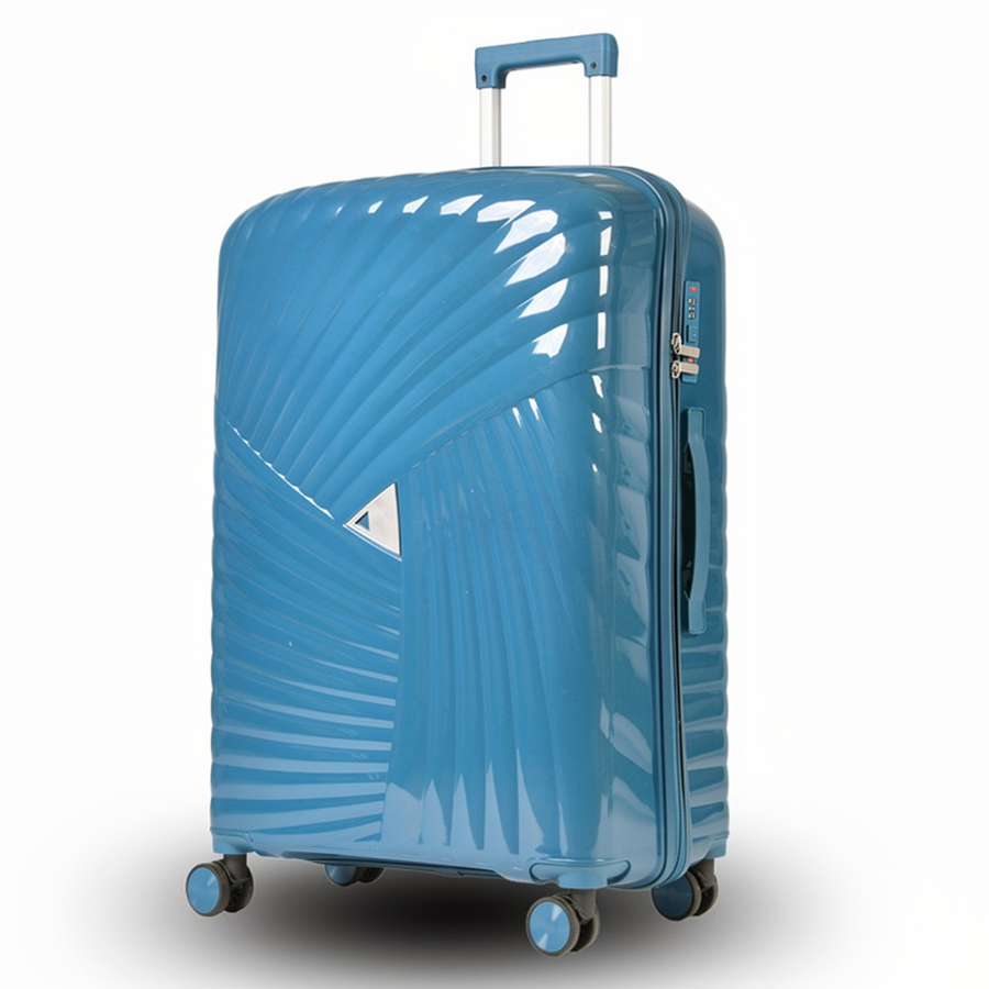 big suitcase polypropylene blue 0161609