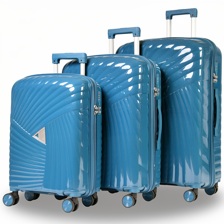 medium suitcase polypropylene blue 0161608
