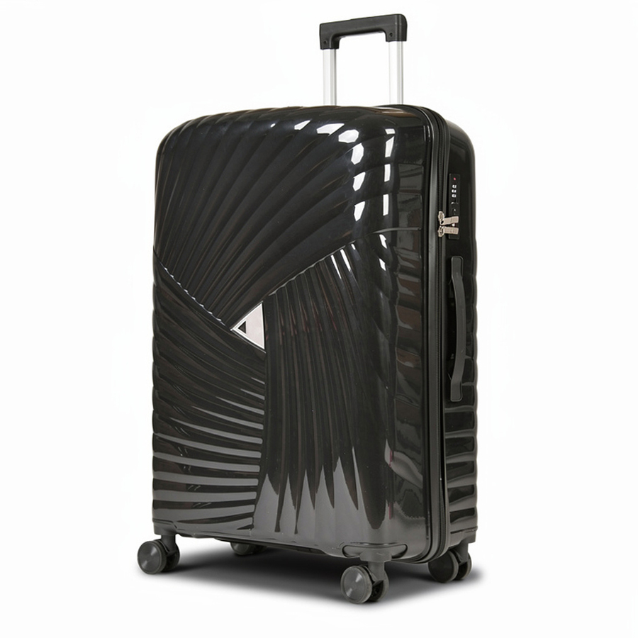 big suitcase polypropylene black 0161603