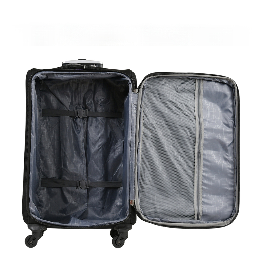 medium suitcase textile black 0163724