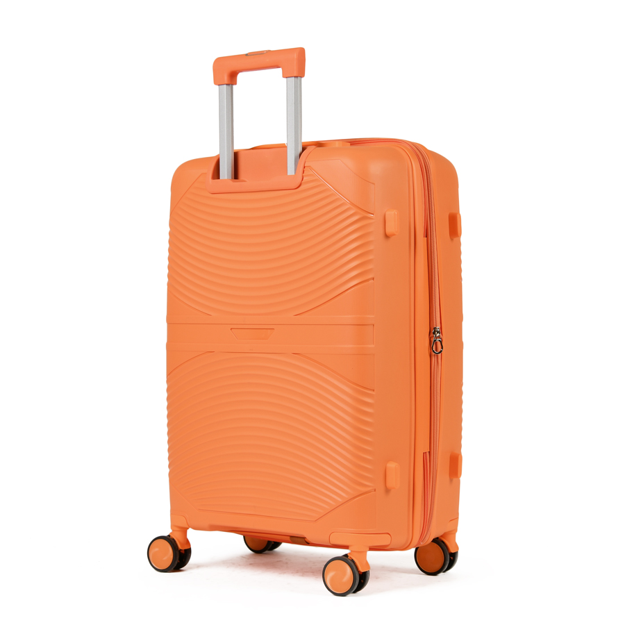 medium suitcase polypropylene orange 0161434