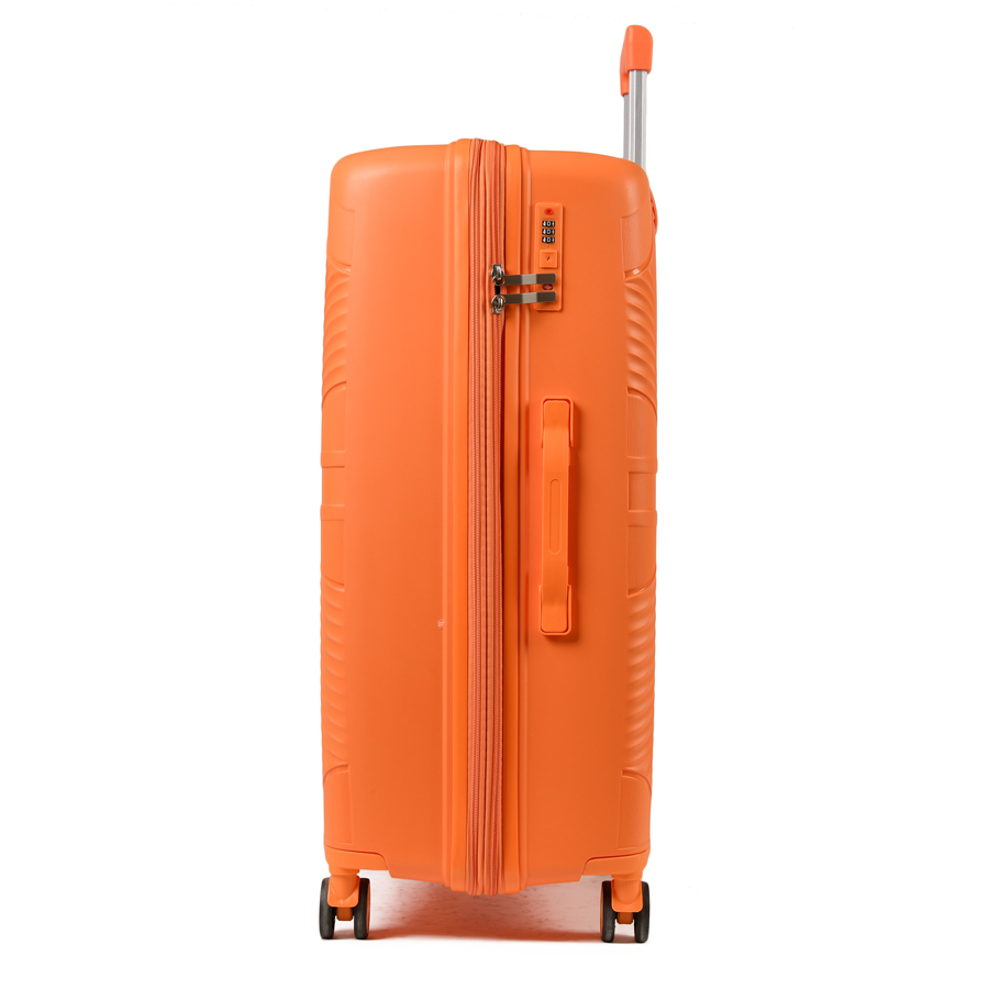 big suitcase polypropylene orange 0161435