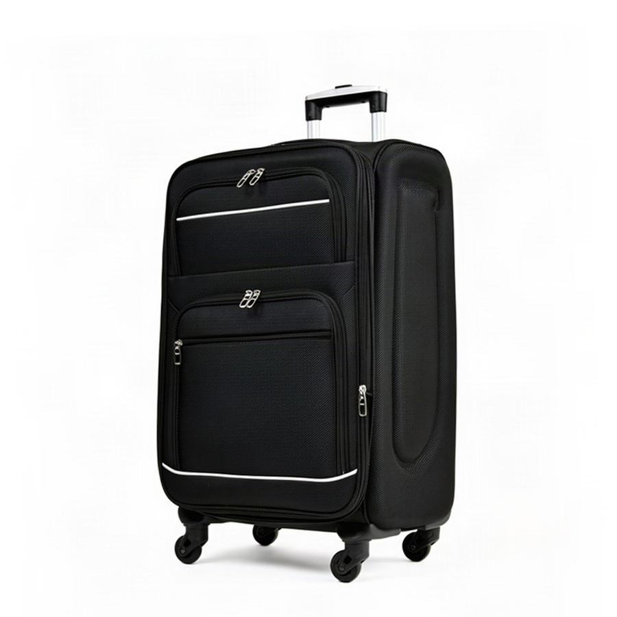 medium suitcase textile black 0163724