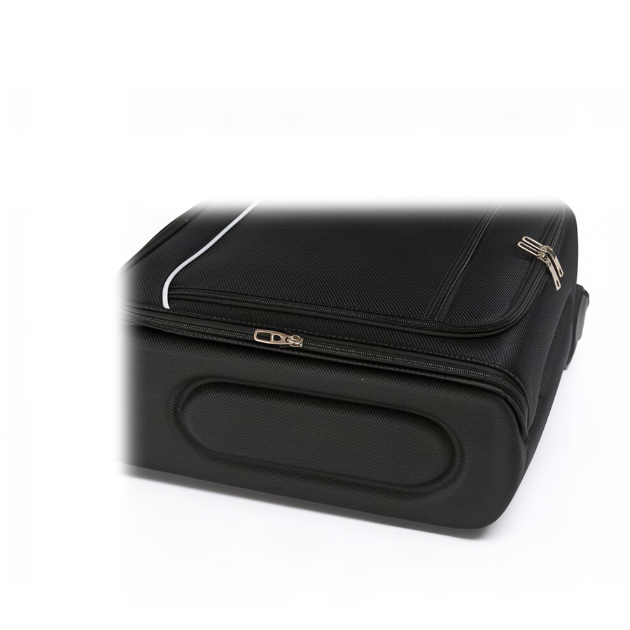 medium suitcase textile black 0163724