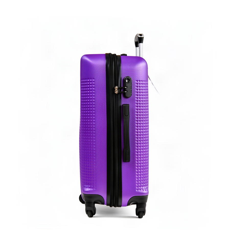 medium suitcase ABS plastic purple 0163688