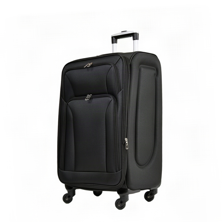 medium suitcase textile black 0163712