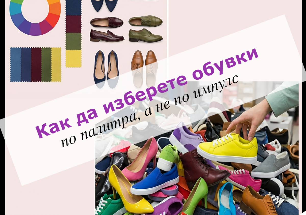 Как да изберете обувки по палитра, а не по импулс