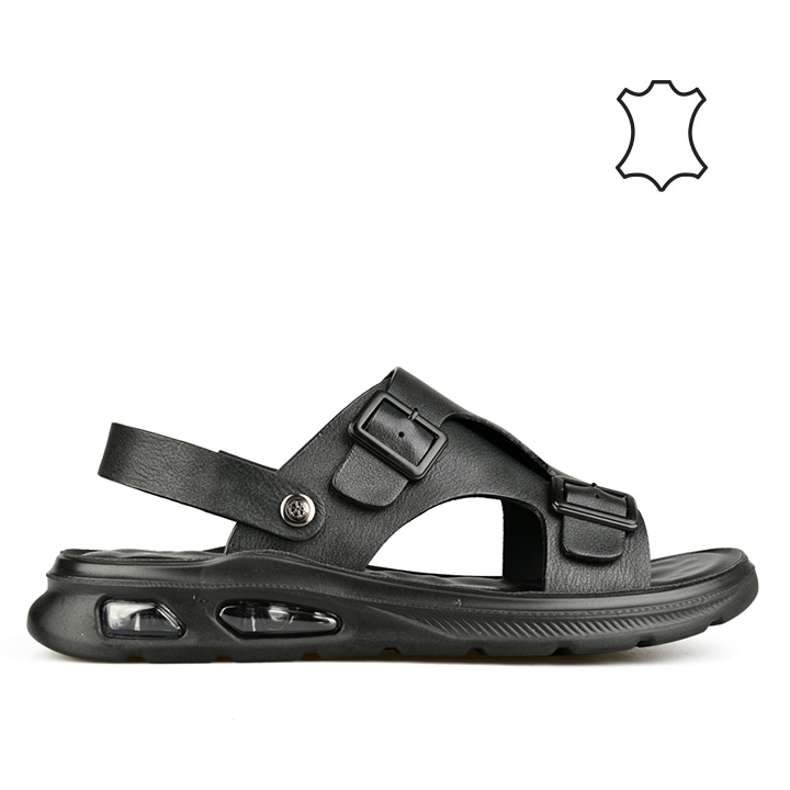 Man leather sandals