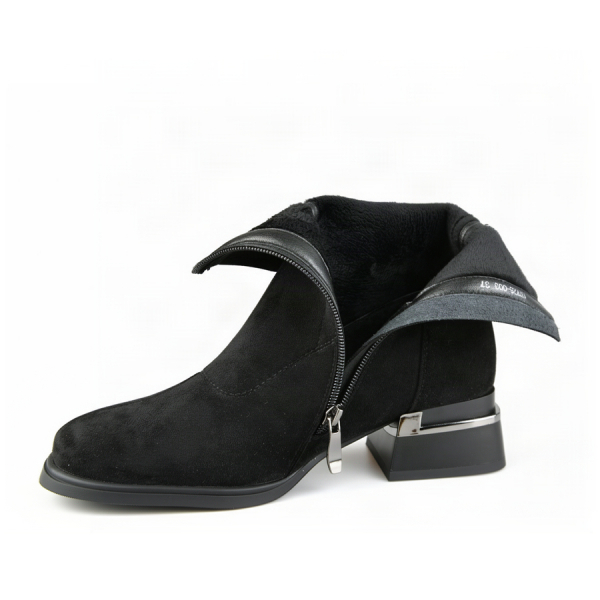 lady's boots textile black 0163399