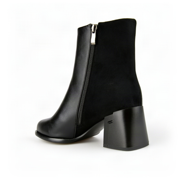 lady's high boots synthetic leather/textile black 0162099