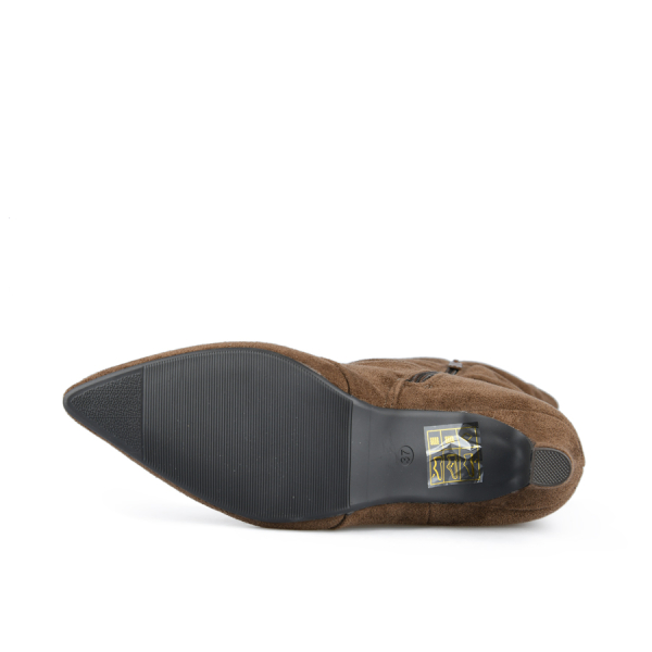 lady's high boots textile light brown 0162571
