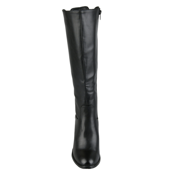 lady's high boots synthetic leather/textile black 0162918