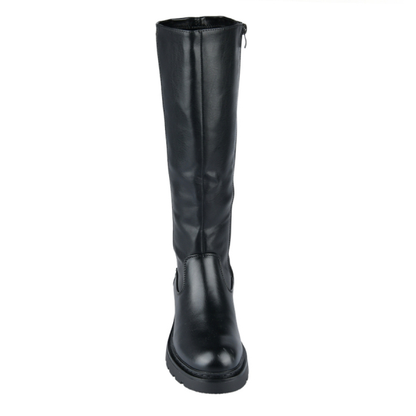 lady's high boots synthetic leather black 0163218
