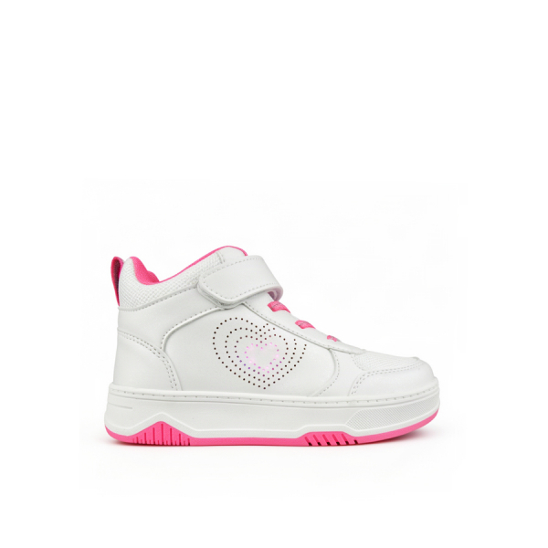 kids boots synthetic leather white