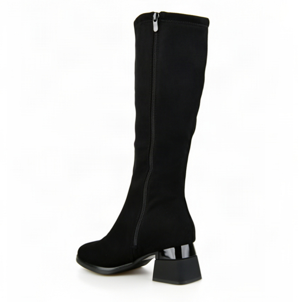lady's high boots textile black 0162425