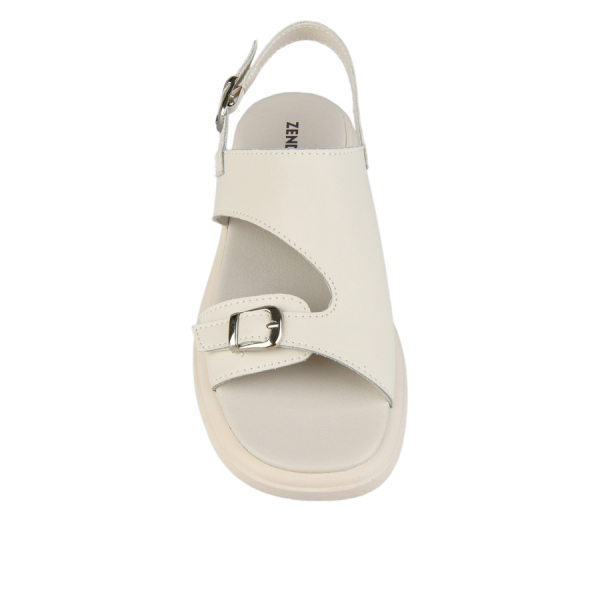 lady's sandals genuin leather beige 0163742