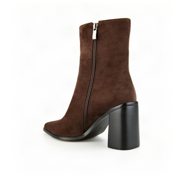 lady's boots textile brown 0162107