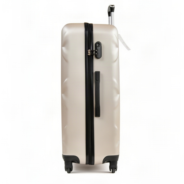 big suitcase ABS plastic  beige 0163656