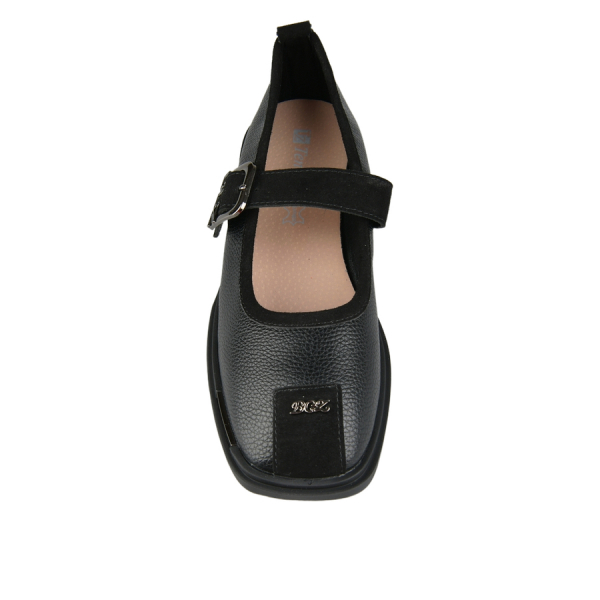 lady's shoes synthetic leather/textile black 0162886
