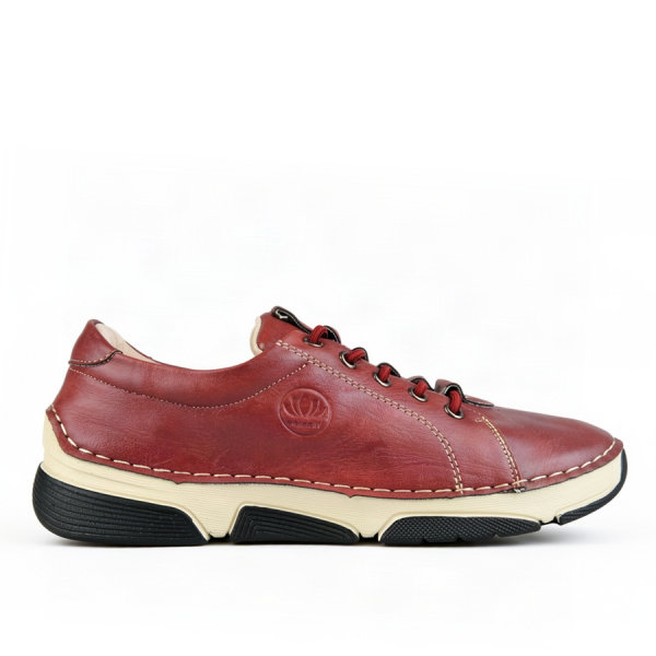 lady's shoes synthetic leather red