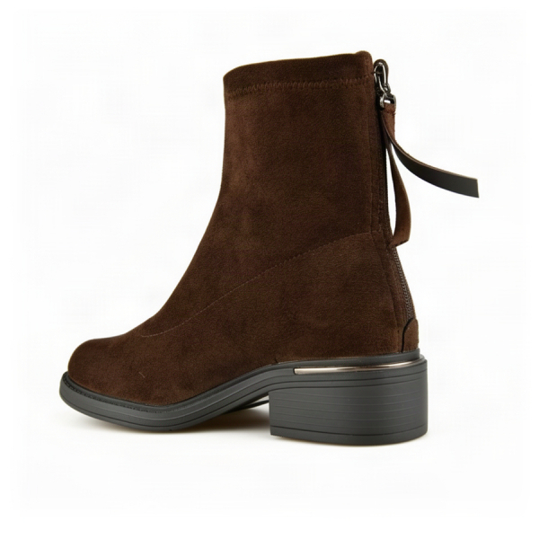 lady's boots textile brown 0162514