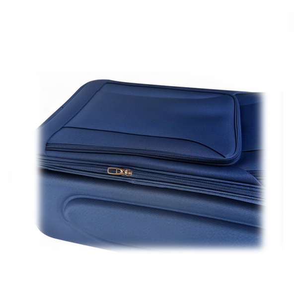 small suitcase textile  tŭmno sin dark blue 0163717