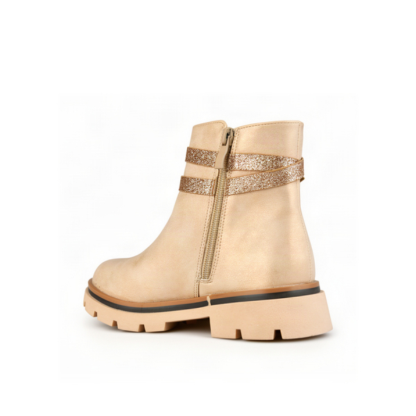kids boots synthetic leather beige 0162545