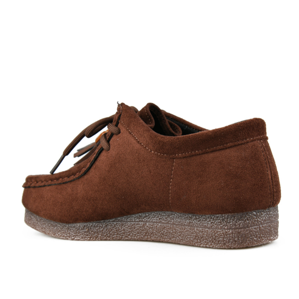 lady's shoes textiles brown 0162321