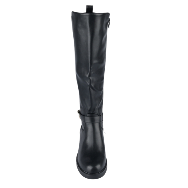 lady's high boots synthetic leather/textile black 0162500