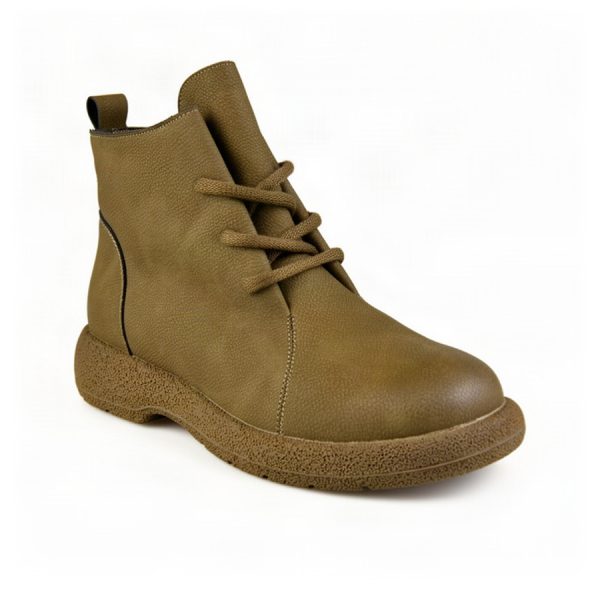 lady's boots genuin leather green 0162857
