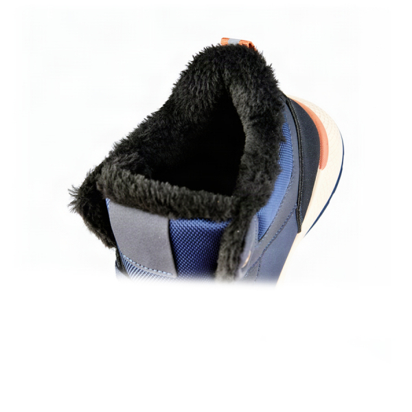 men's boots synthetic leather/textile dark blue 0162606