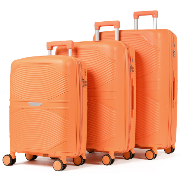 small suitcase polypropylene orange 0161433