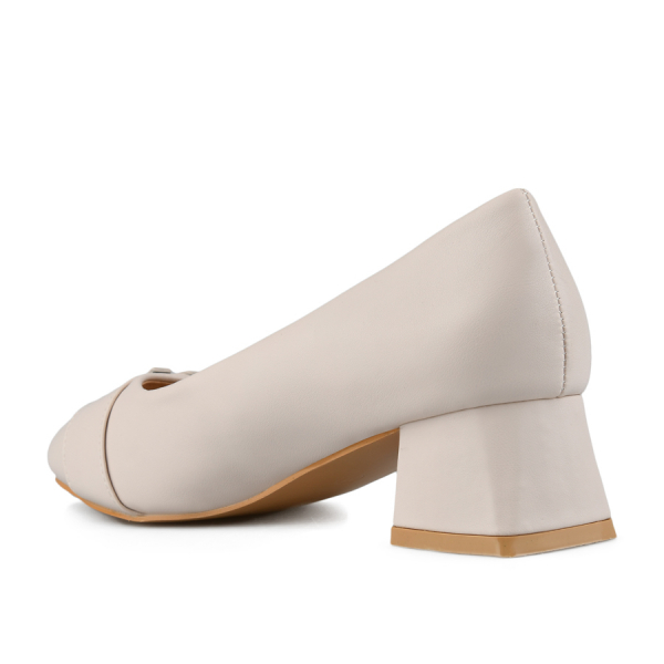 lady's shoes eko leather beige 0148979