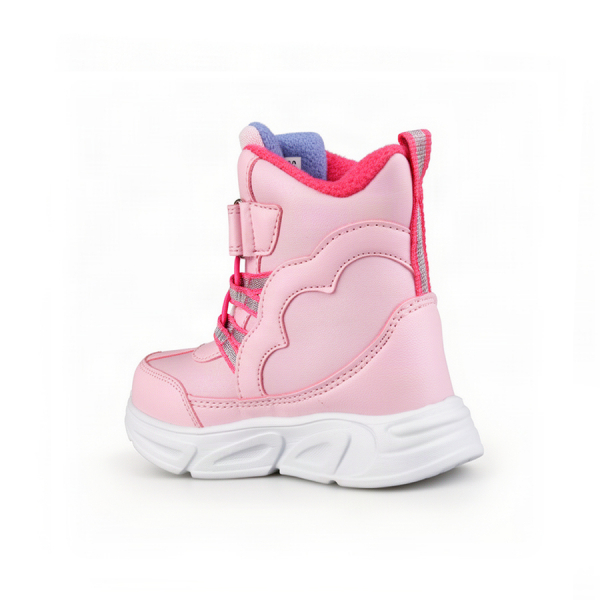 kids boots synthetic leather pink 0162291
