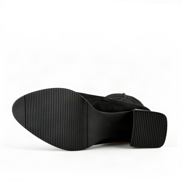 lady's high boots textile black 0163405