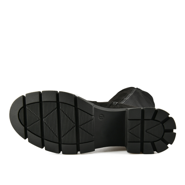 lady's high boots textiles black 0162032