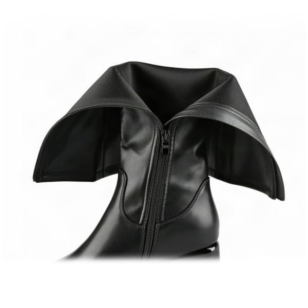 lady's high boots synthetic leather black 0162432