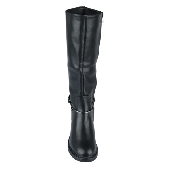 lady's high boots synthetic leather black 0162797