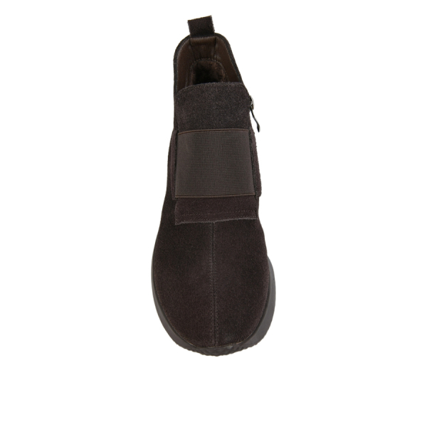 lady's boots genuin leather dark brown 0162877