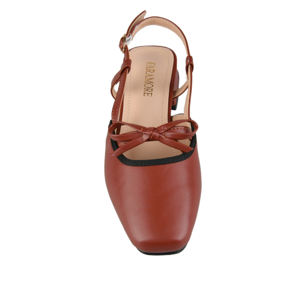 lady's sandals synthetic leather bordeaux 0164205