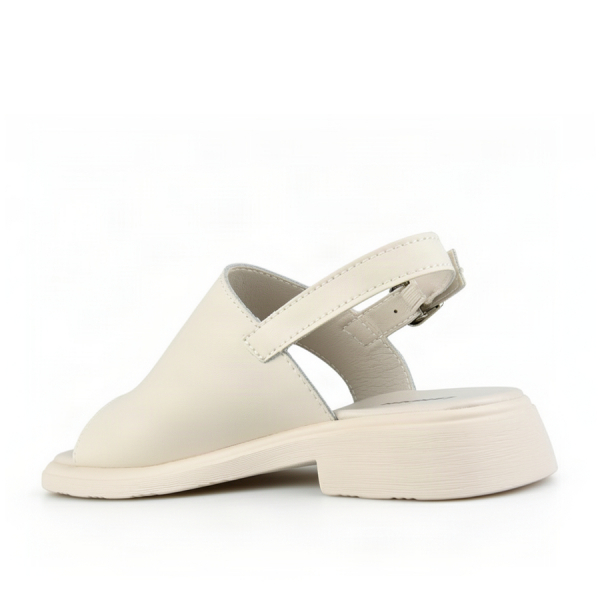 lady's sandals genuin leather beige 0163742