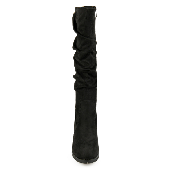 lady's high boots textiles black 0162022
