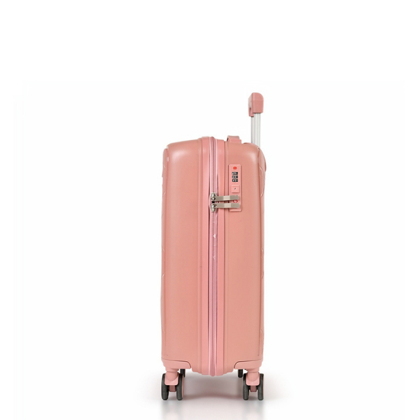 small suitcase polypropylene dark pink 0161577