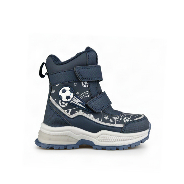 kids boots synthetic leather dark blue 0162295